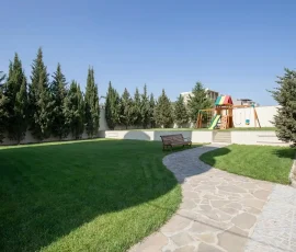 Badam Apartments ərazisində yaşıl sahə